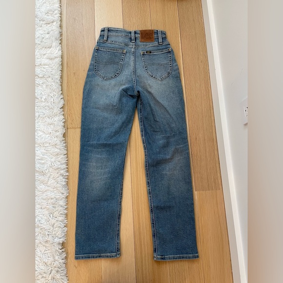 lee high-rise straight leg jeans - Picture 2 of 3